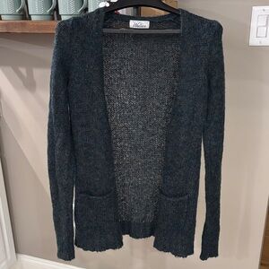 Wallace Speckled Mohair Wool Blend Sweater XS Cozy Textured Knit